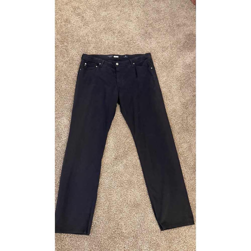 AG Adriano Goldschmied The Graduate Tailored Leg Navy Blue Pants 38x32
